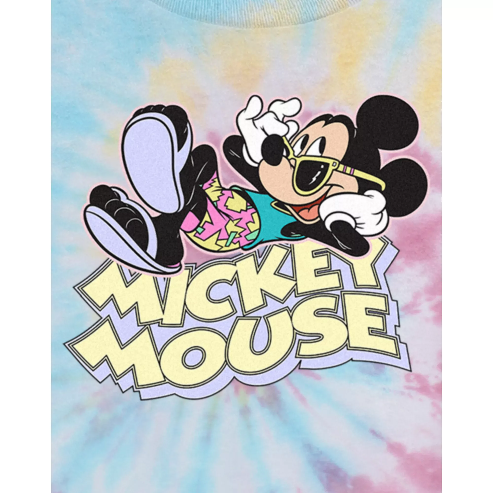 Vacation Mickey Cropped T Shirt - Mickey at Spencer's