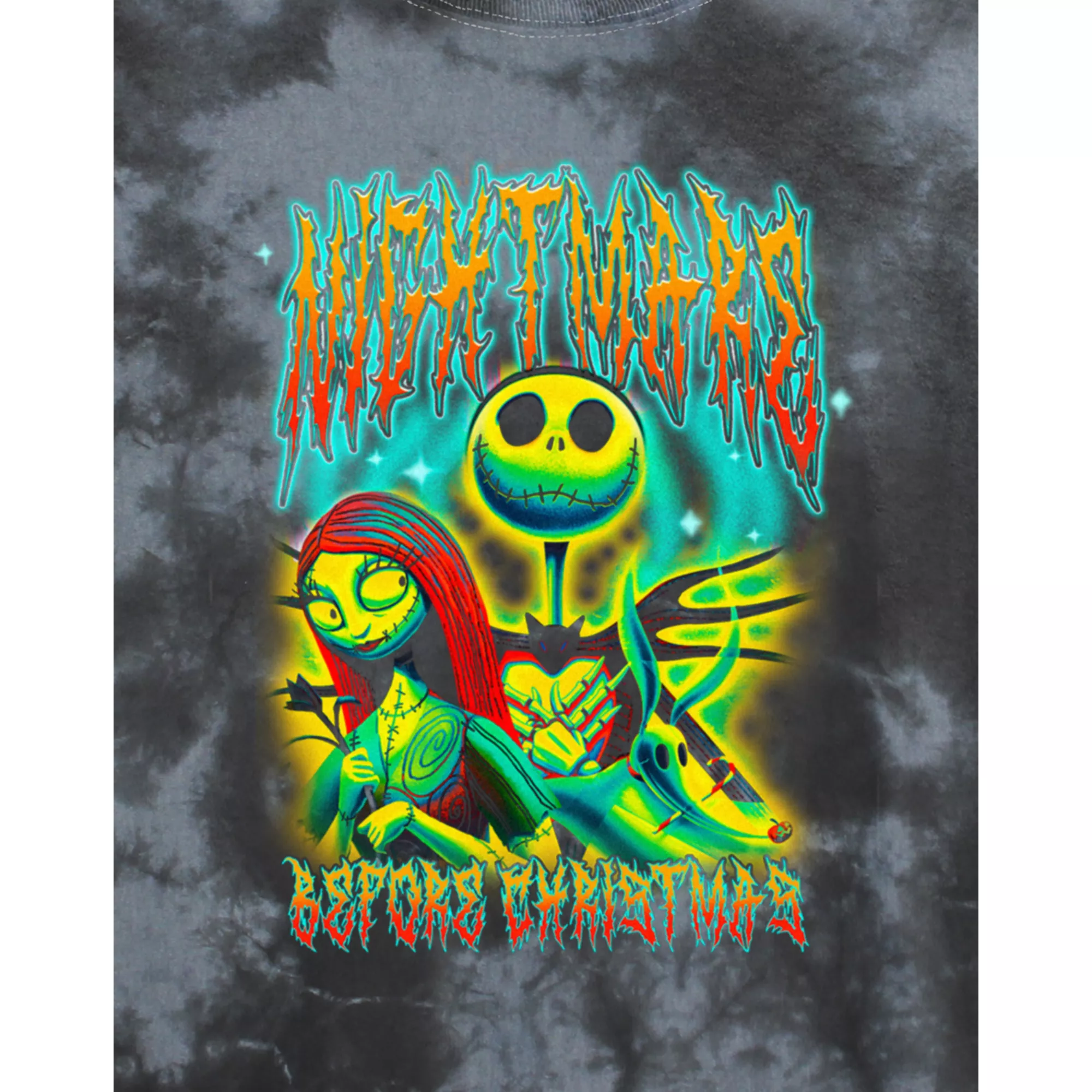 Jack Skellington and Sally Cropped T Shirt - The Nightmare Before Christmas at Spencer's
