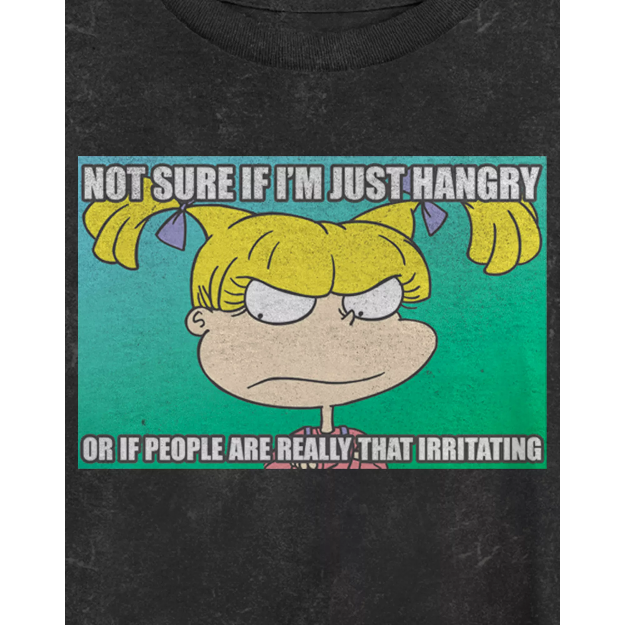 Hangry Angelica Cropped T Shirt - Rugrats