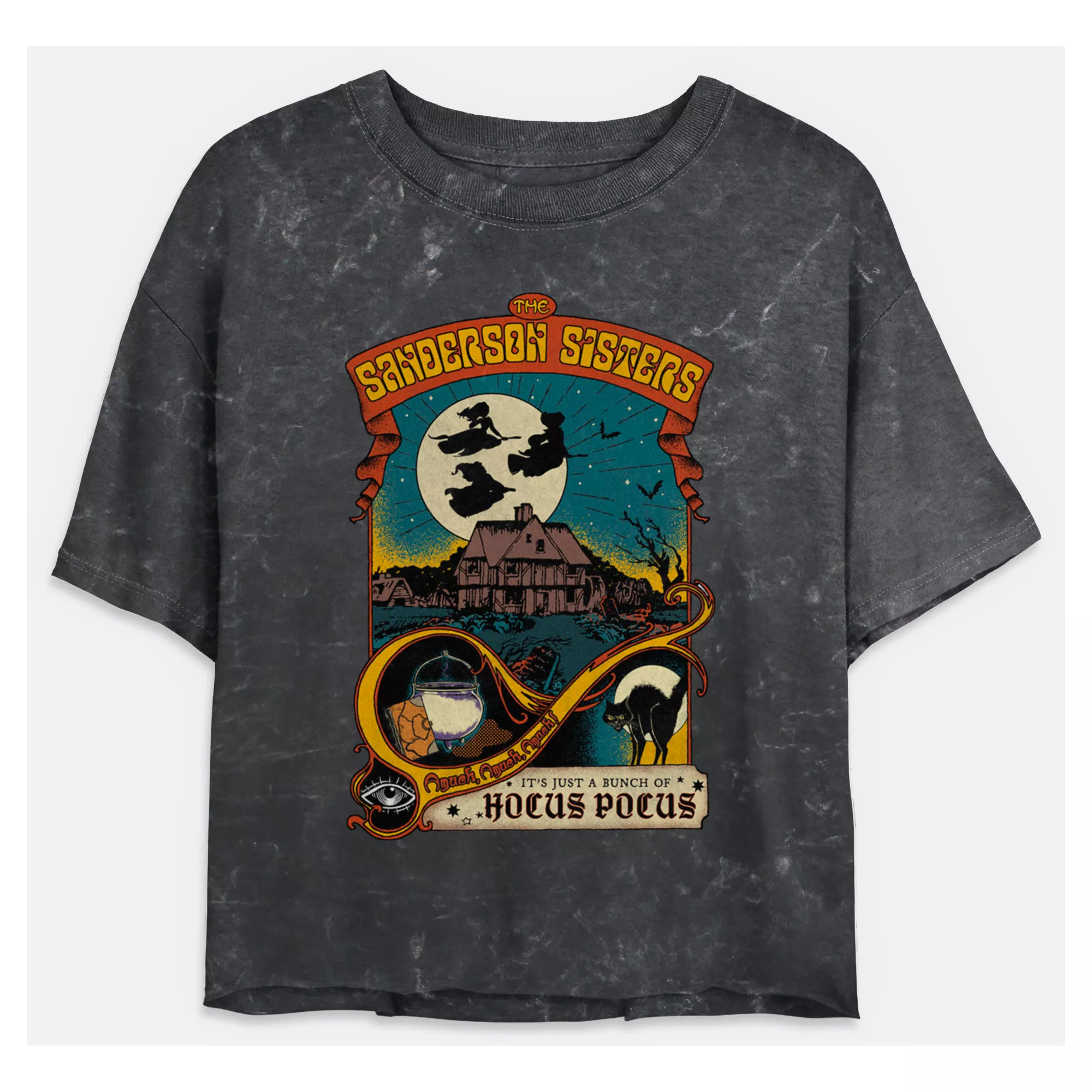 Sanderson Sisters Cropped T Shirt - Hocus Pocus at Spencer's