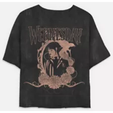 Wednesday Portrait Cropped T Shirt at Spencer's