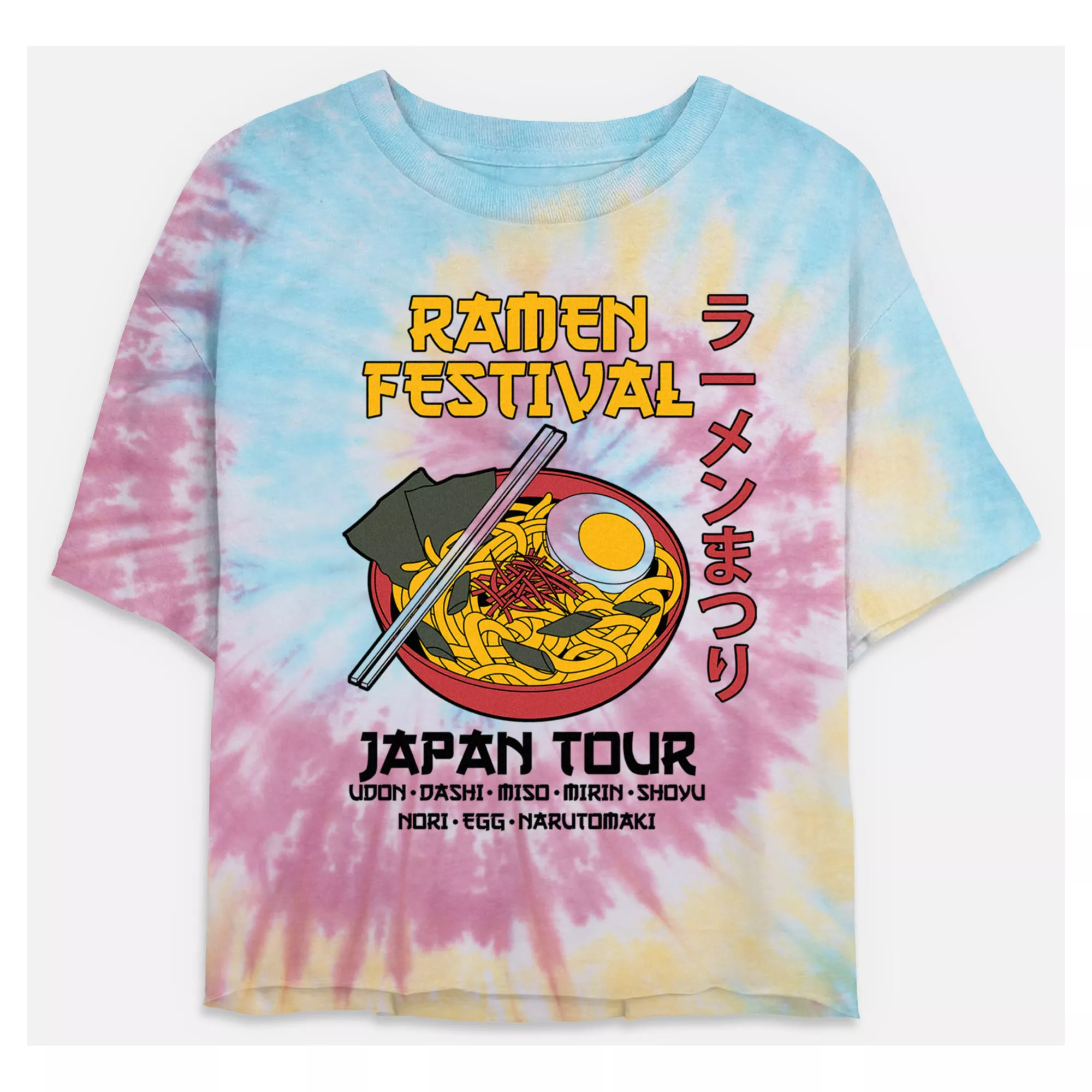 Ramen Festival Cropped T Shirt at Spencer's