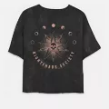 Nightshade Society Cropped T Shirt - Wednesday at Spencer's