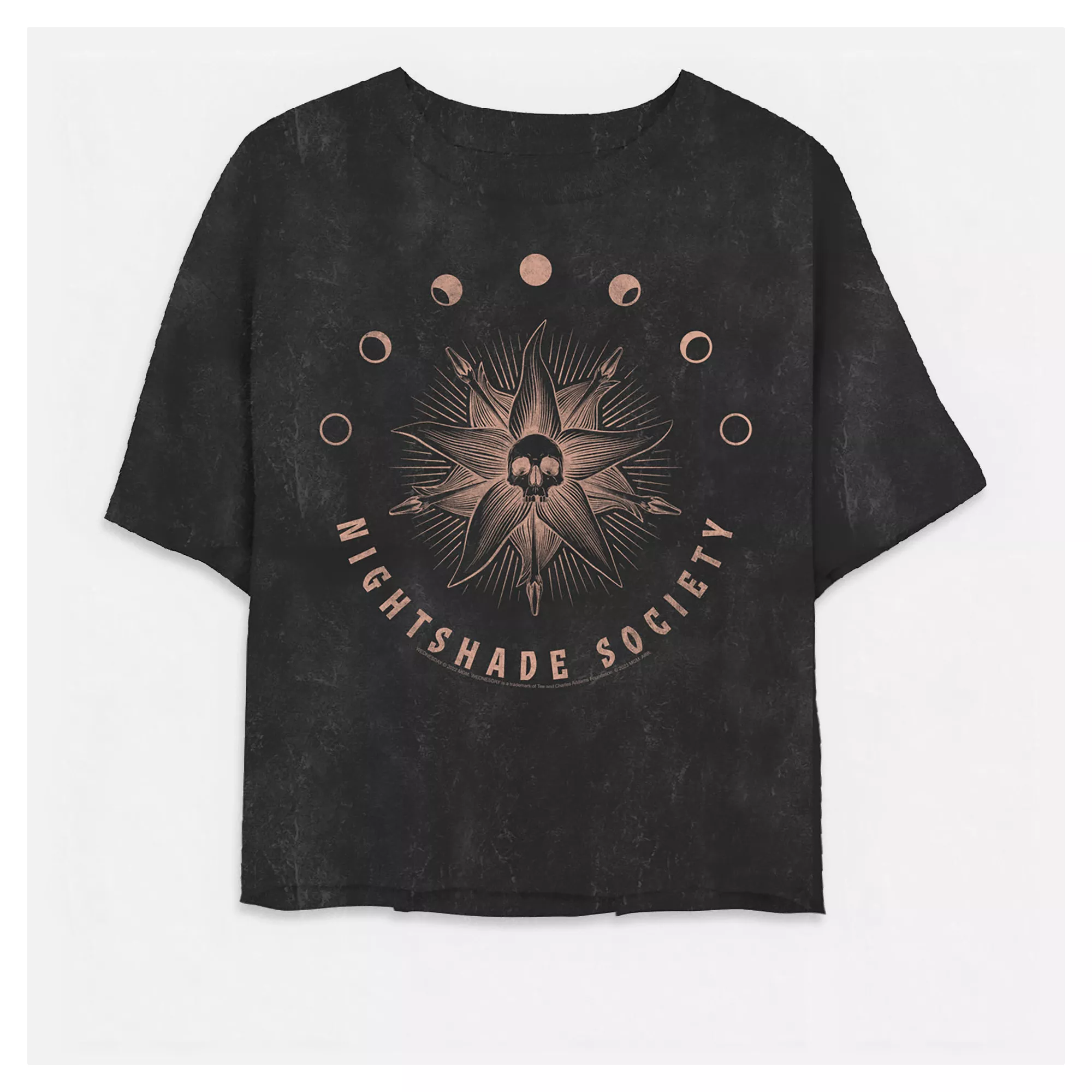 Nightshade Society Cropped T Shirt - Wednesday