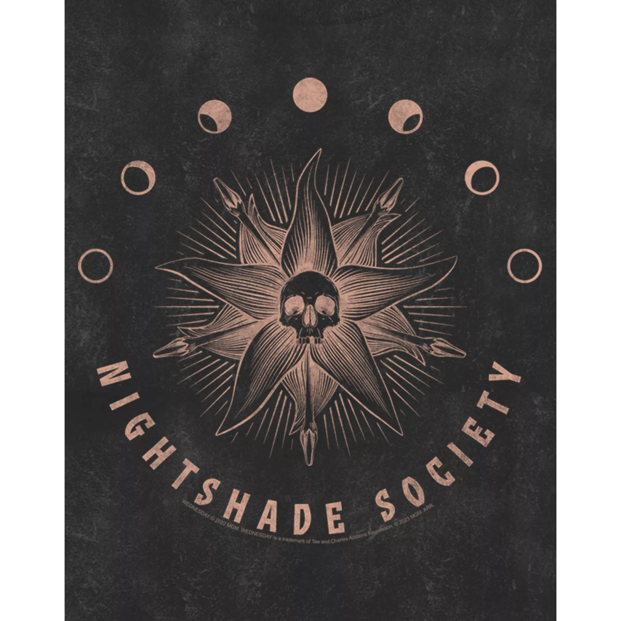 Nightshade Society Cropped T Shirt - Wednesday