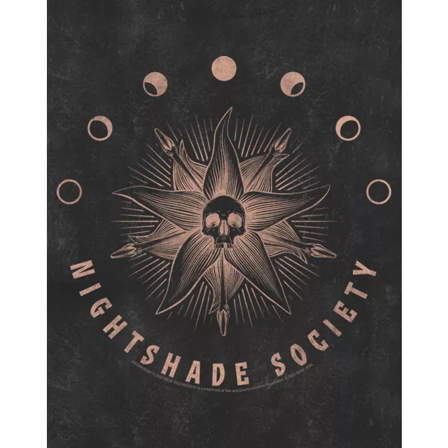 Nightshade Society Cropped T Shirt - Wednesday at Spencer's
