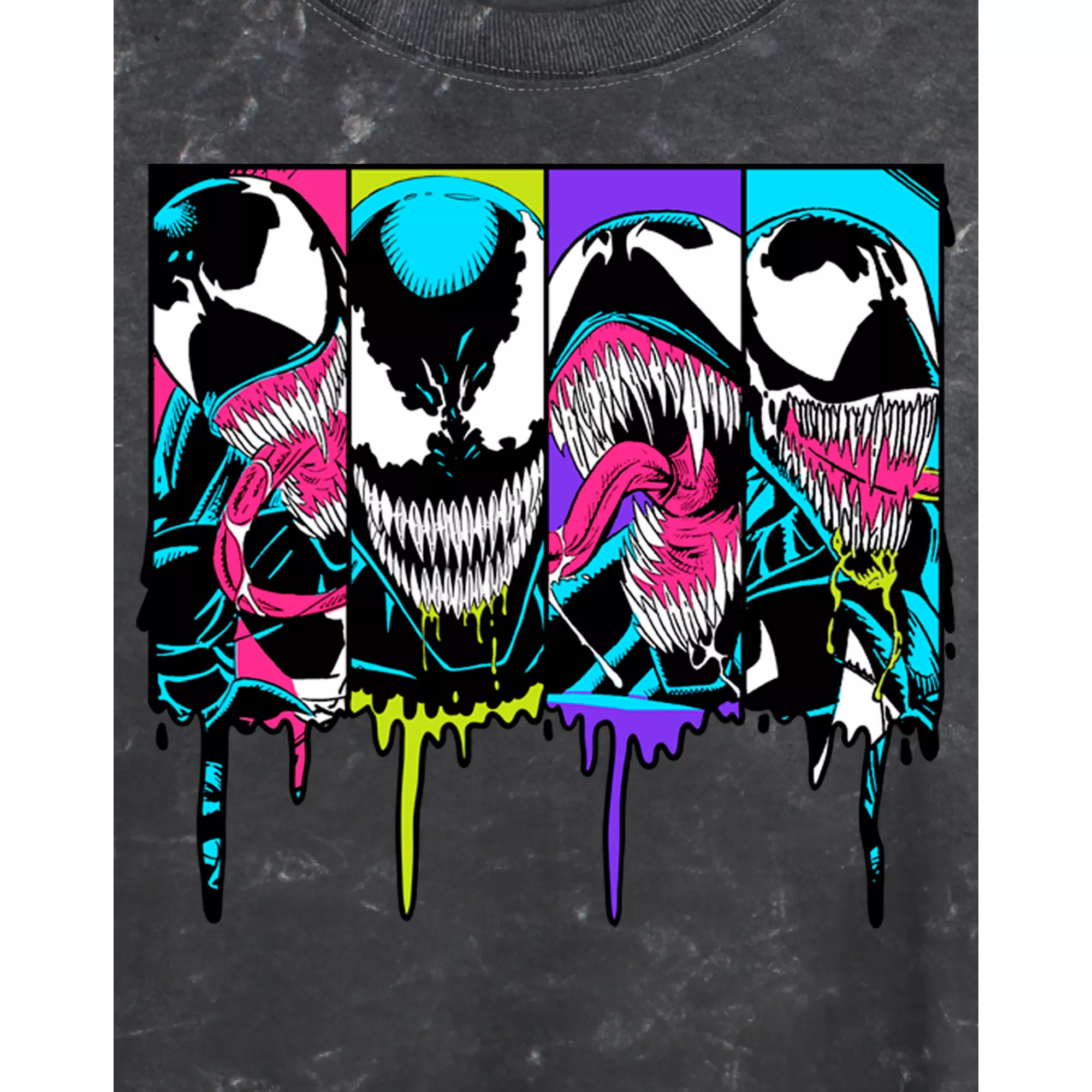 Venom Cropped T Shirt - Marvel