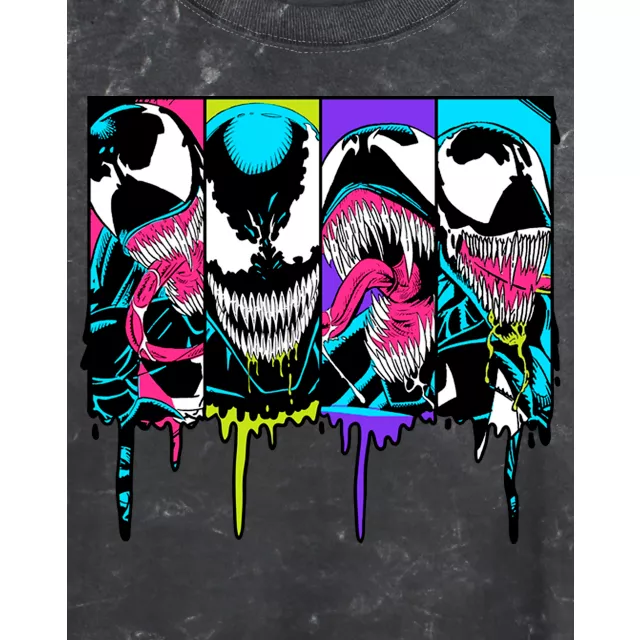 Venom Cropped T Shirt - Marvel at Spencer's