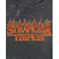 Fire Cropped T Shirt - Stranger Things at Spencer's