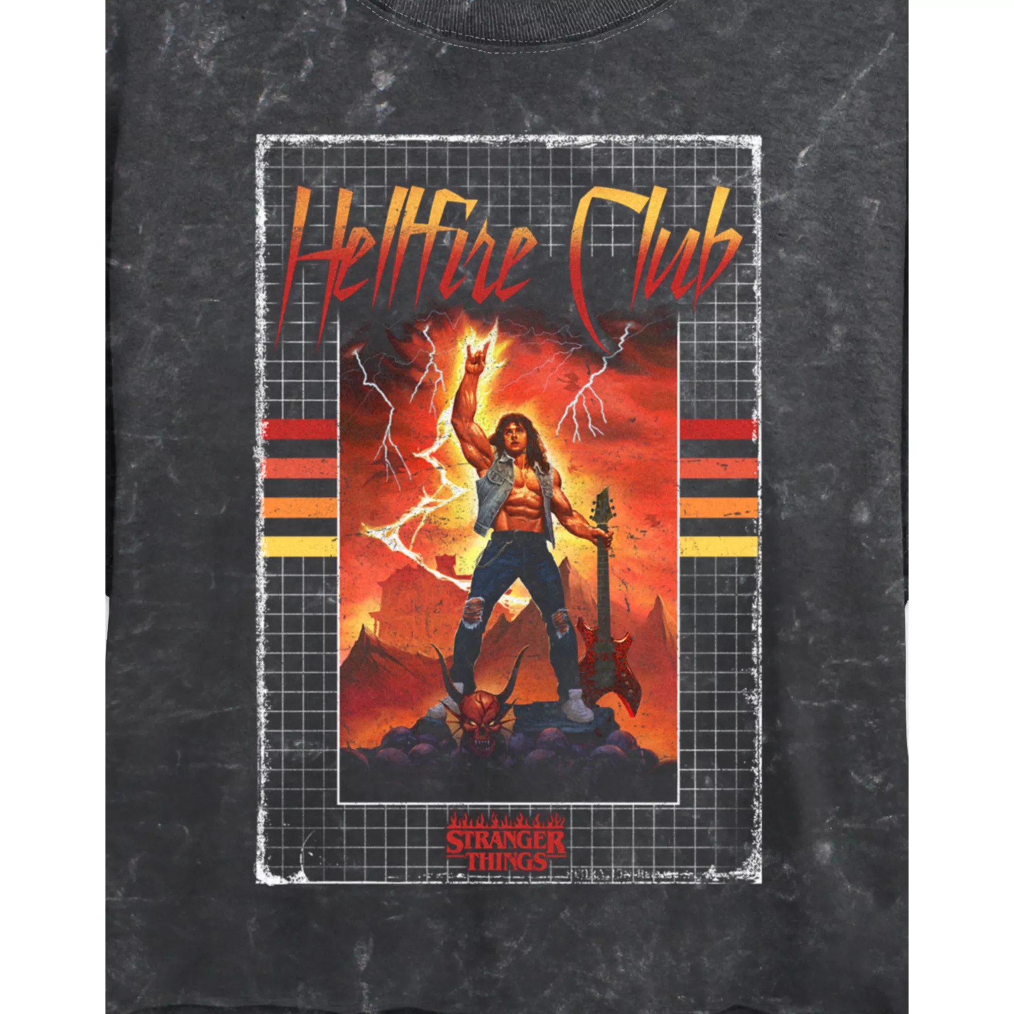 Hellfire Club Cropped T Shirt - Stranger Things at Spencer's