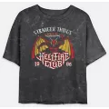 Hellfire Club 1986 Cropped T Shirt - Stranger Things at Spencer's
