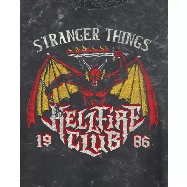 Hellfire Club 1986 Cropped T Shirt - Stranger Things at Spencer's