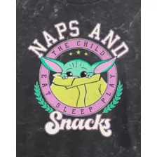 Naps and Snacks Cropped T Shirt - The Mandalorian at Spencer's