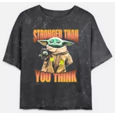 Planet War Cropped T Shirt - The Mandalorian at Spencer's