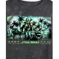 Palm Panel Cropped T Shirt - The Mandalorian at Spencer's