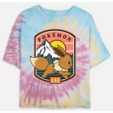 Pokémon Tie Dye Cropped T Shirt at Spencer's