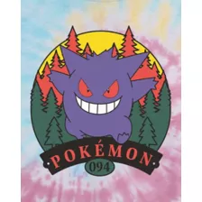 Pokémon Attack Tie Dye Cropped T Shirt at Spencer's