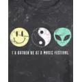 Rather Be At a Music Festival Cropped T Shirt at Spencer's
