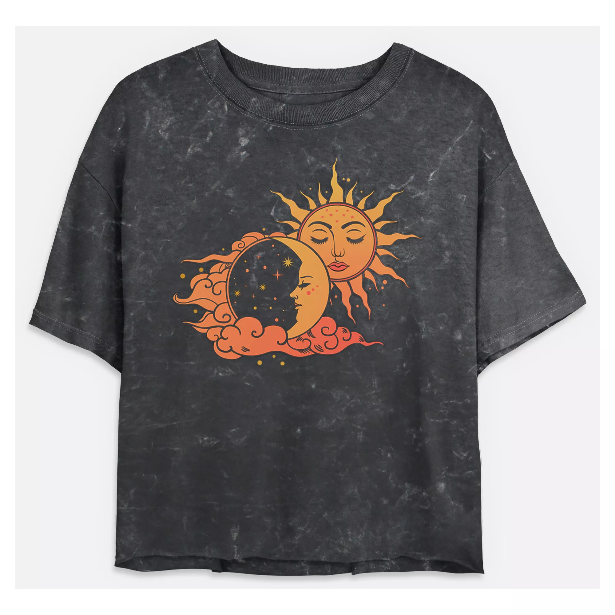 Sun and Moon Cropped T Shirt