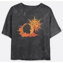 Sun and Moon Cropped T Shirt at Spencer's