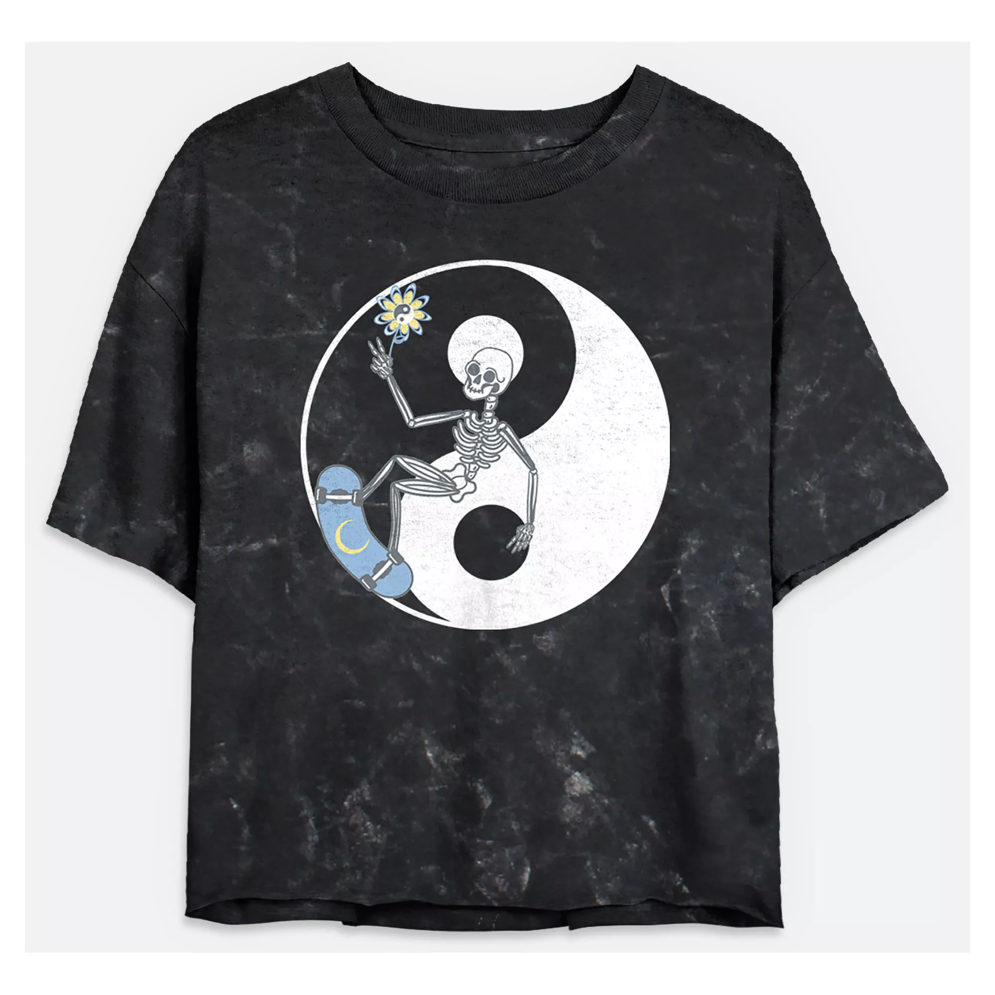 Skate Peace Cropped T Shirt