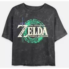 The Legend of Zelda Tears of the Kingdom Cropped T Shirt - Nintendo at Spencer's
