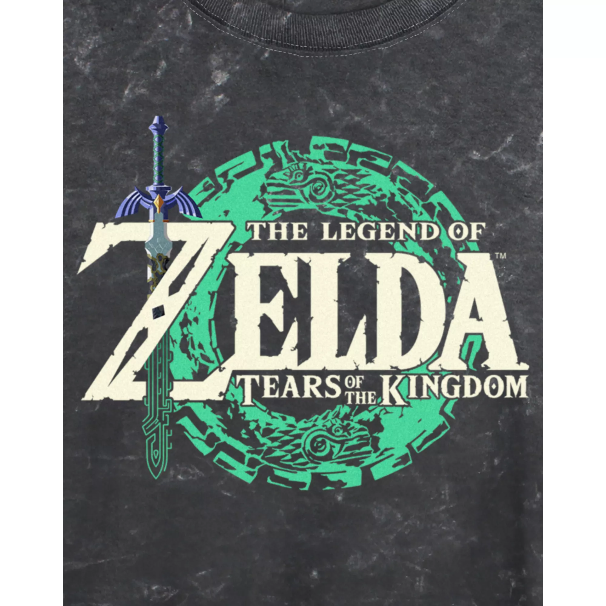 the Legend of Zelda Tears Kingdom Cropped T Shirt - Nintendo