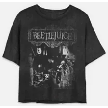 Beetlejuice Poster Cropped T Shirt at Spencer's