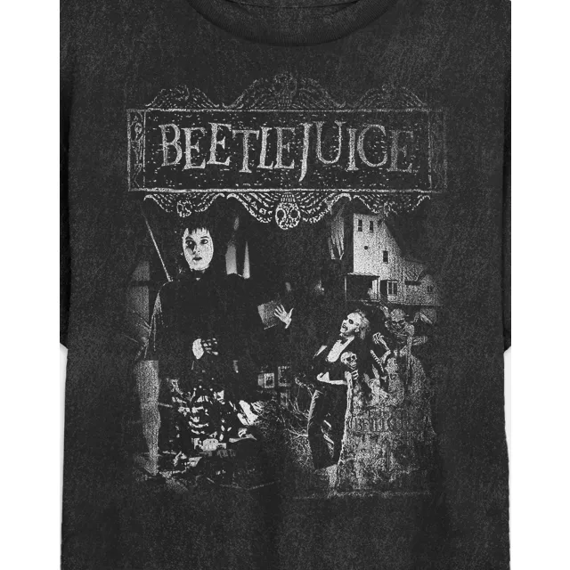 Beetlejuice Poster Cropped T Shirt at Spencer's