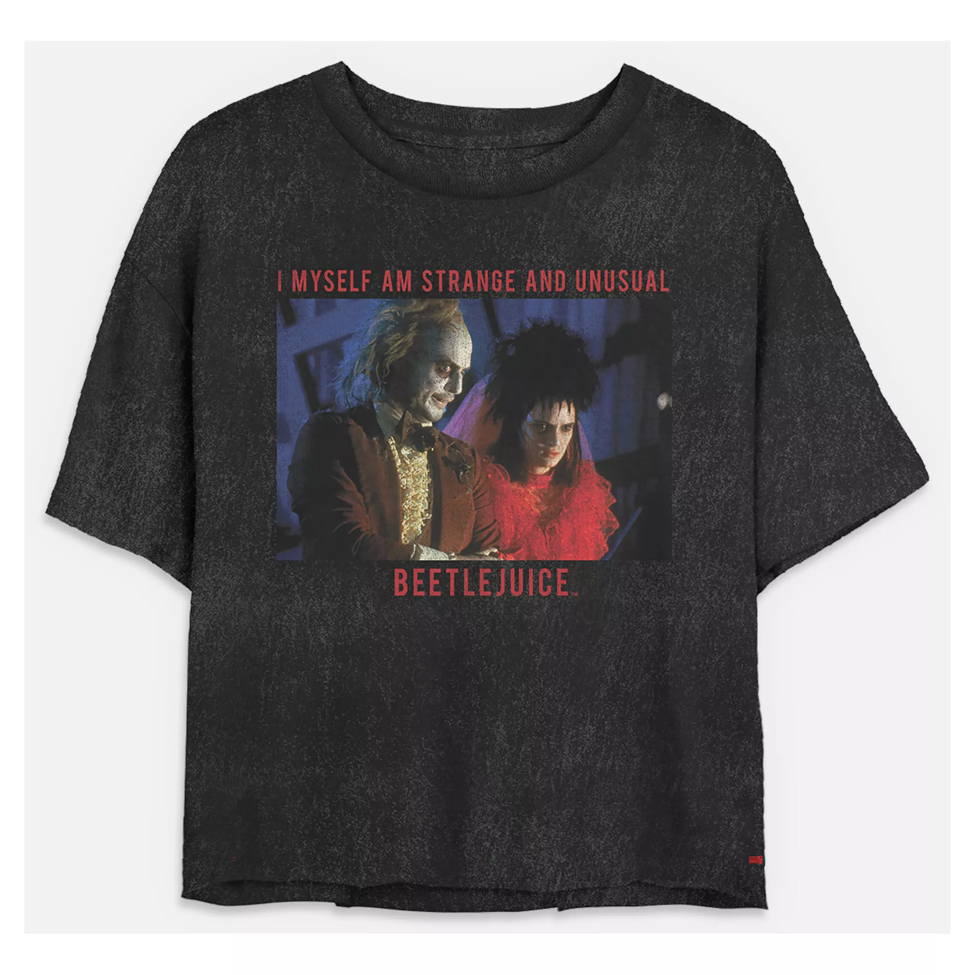Strange and Unusual Cropped T Shirt - Beetlejuice