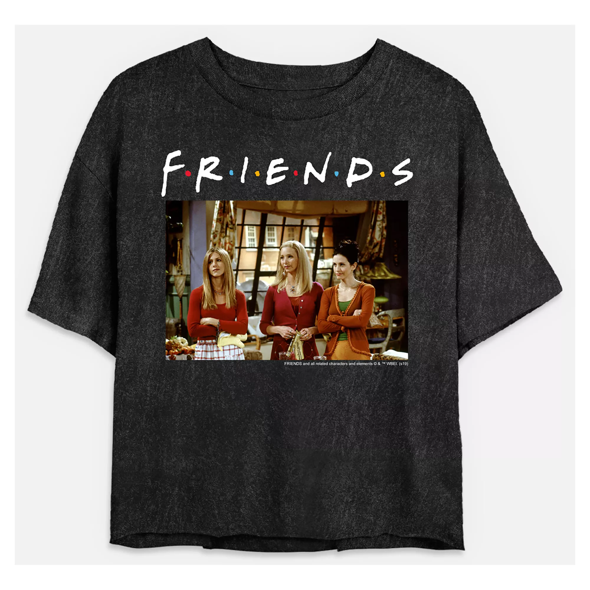 Rachel Phoebe and Monica Cropped T Shirt - Friends