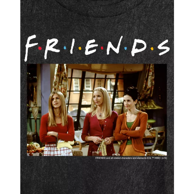 Rachel Phoebe and Monica Cropped T Shirt - Friends at Spencer's