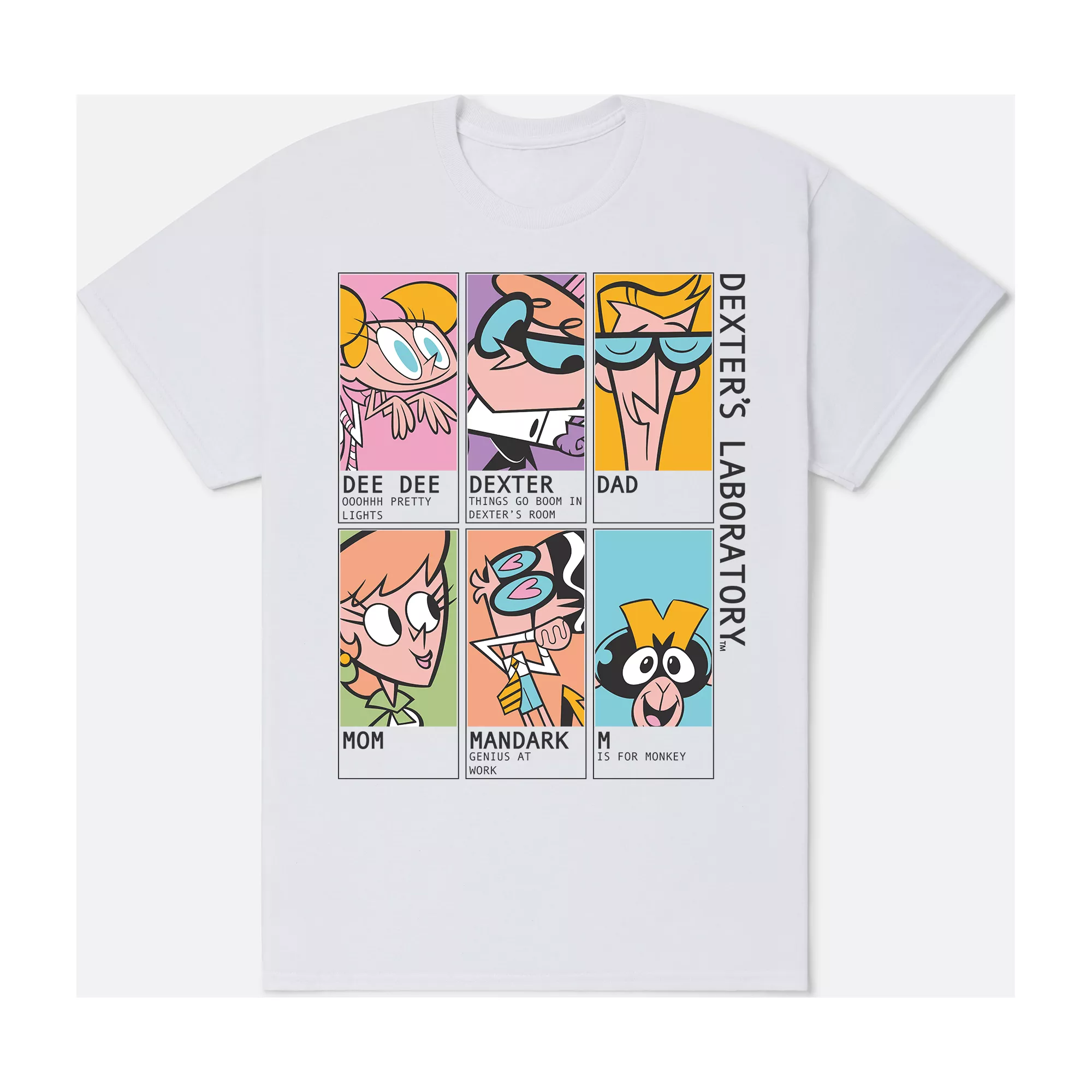 Character Panels T Shirt - Dexter's Laboratory at Spencer's