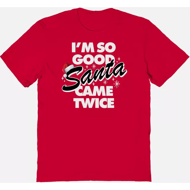 Red Santa Came Twice T Shirt - Danny Duncan at Spencer's