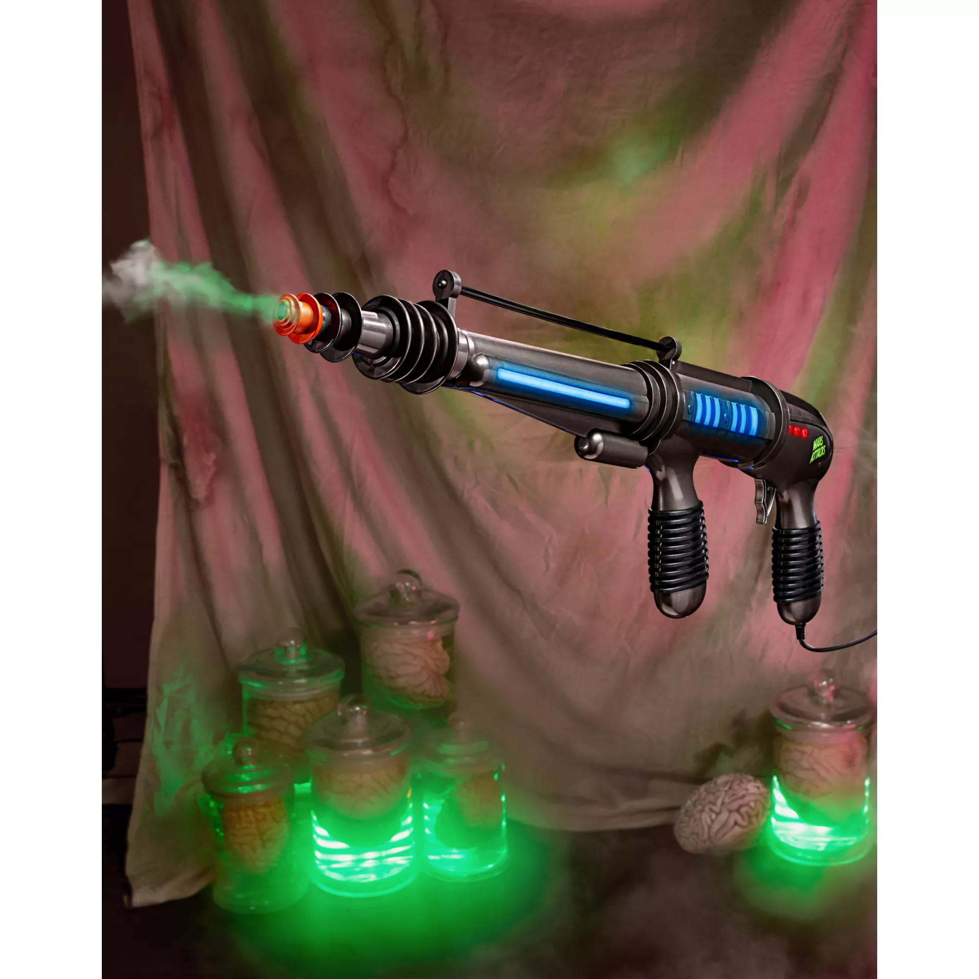 Mars Attacks Atomic Ray Gun with Poster at Spirit Halloween