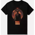 Black and Orange Jimmy T Shirt - Rebel Moon at Spencer's