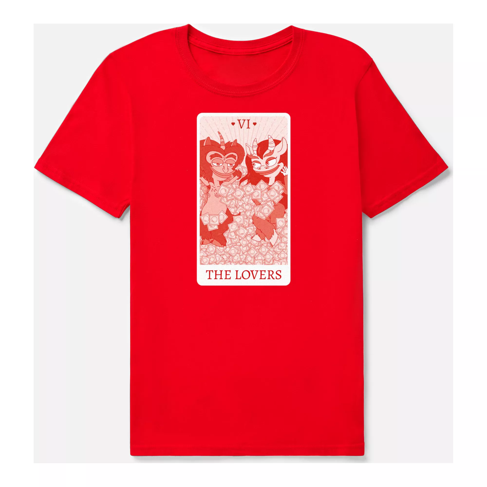 Big Mouth Lovers Tarot T Shirt at Spencer's