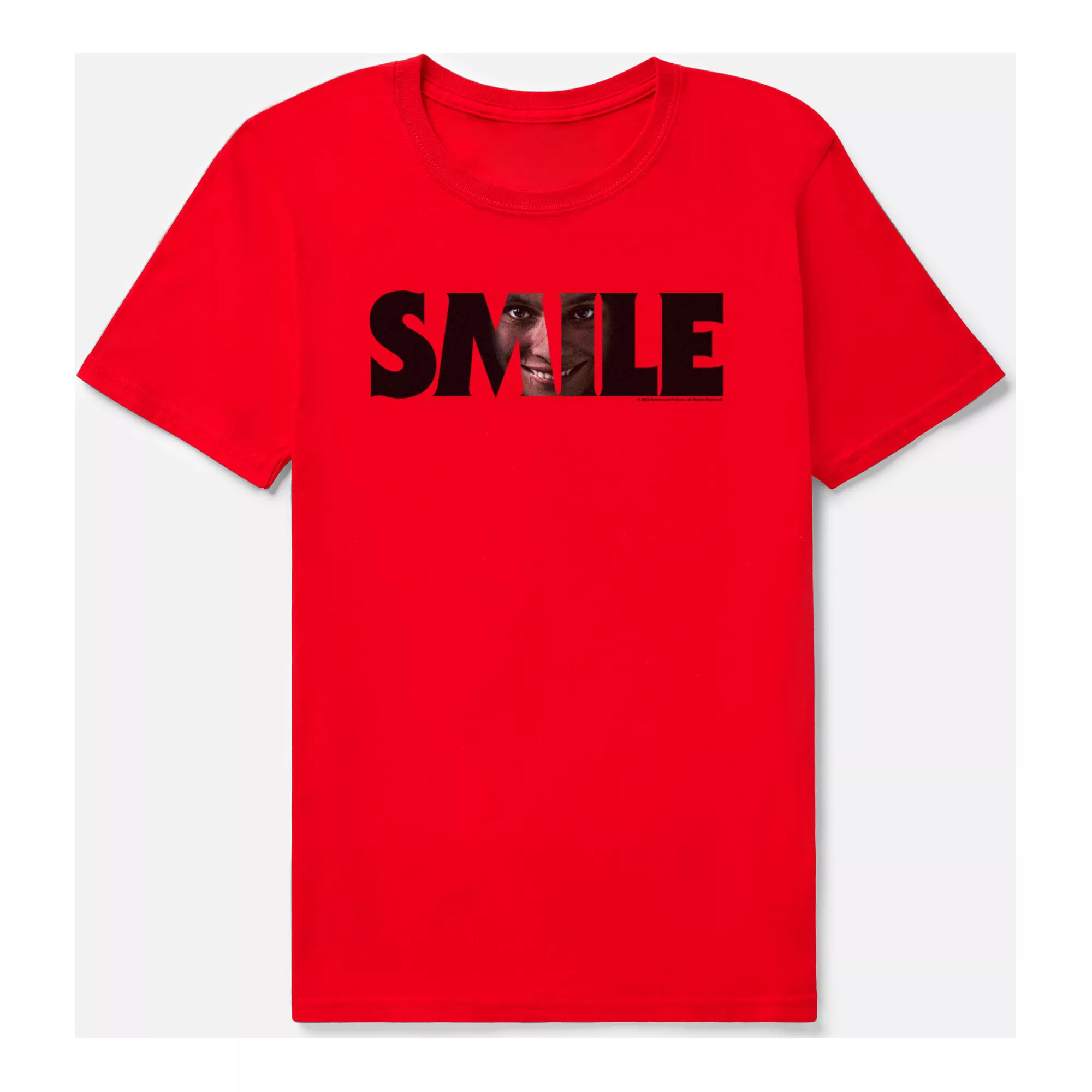 Red Smile T Shirt at Spencer's