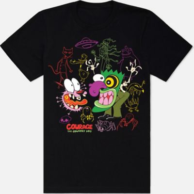 Ooga Booga T Shirt - Courage the Cowardly Dog