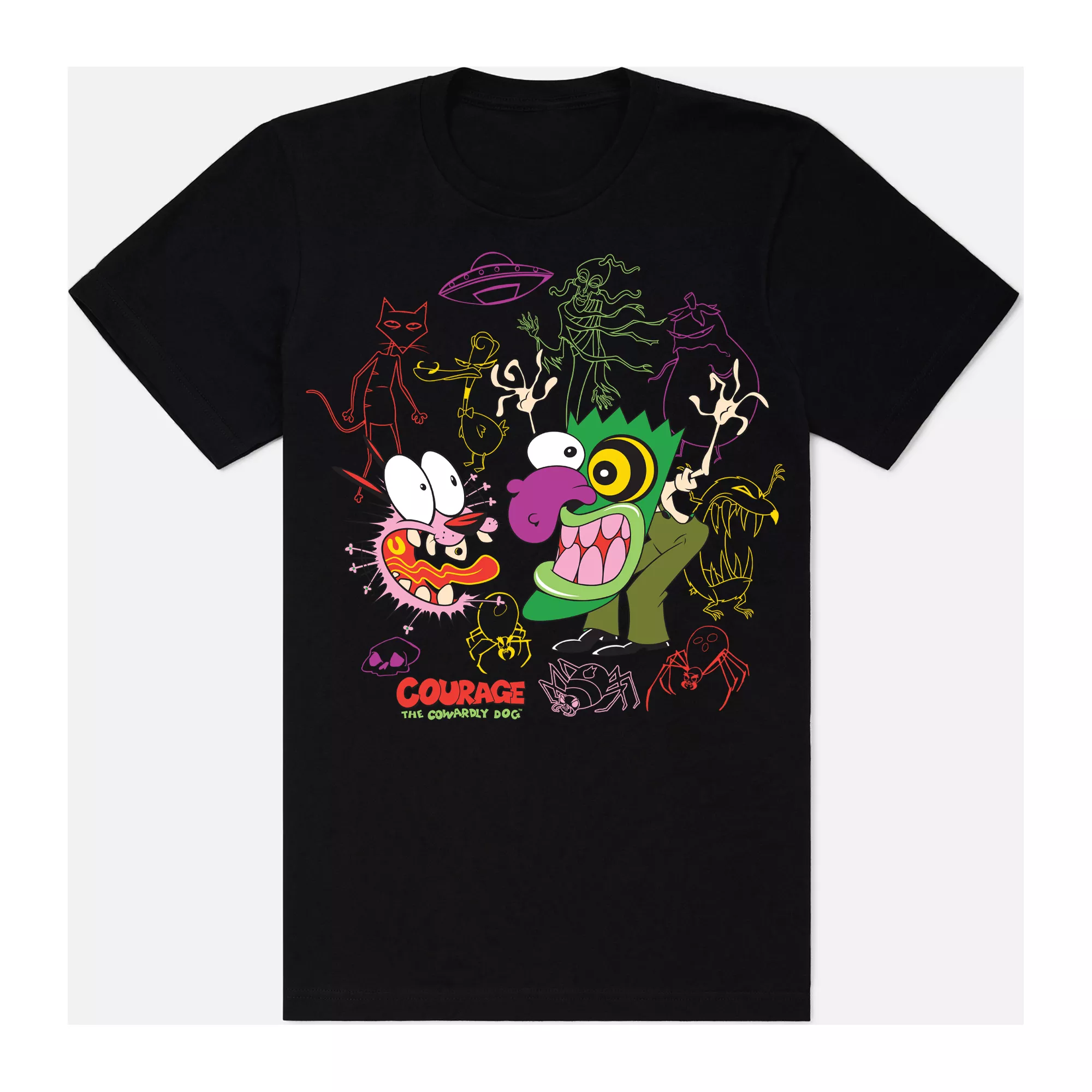 Ooga Booga T Shirt - Courage the Cowardly Dog at Spencer's