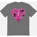 Rib Cage Heart T Shirt at Spencer's