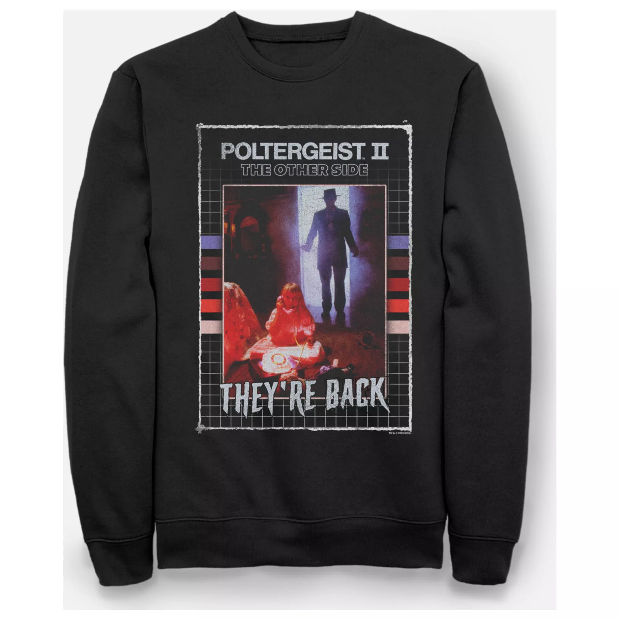 Poltergeist II VHS T Shirt Crewneck Sweatshirt at Spencer's