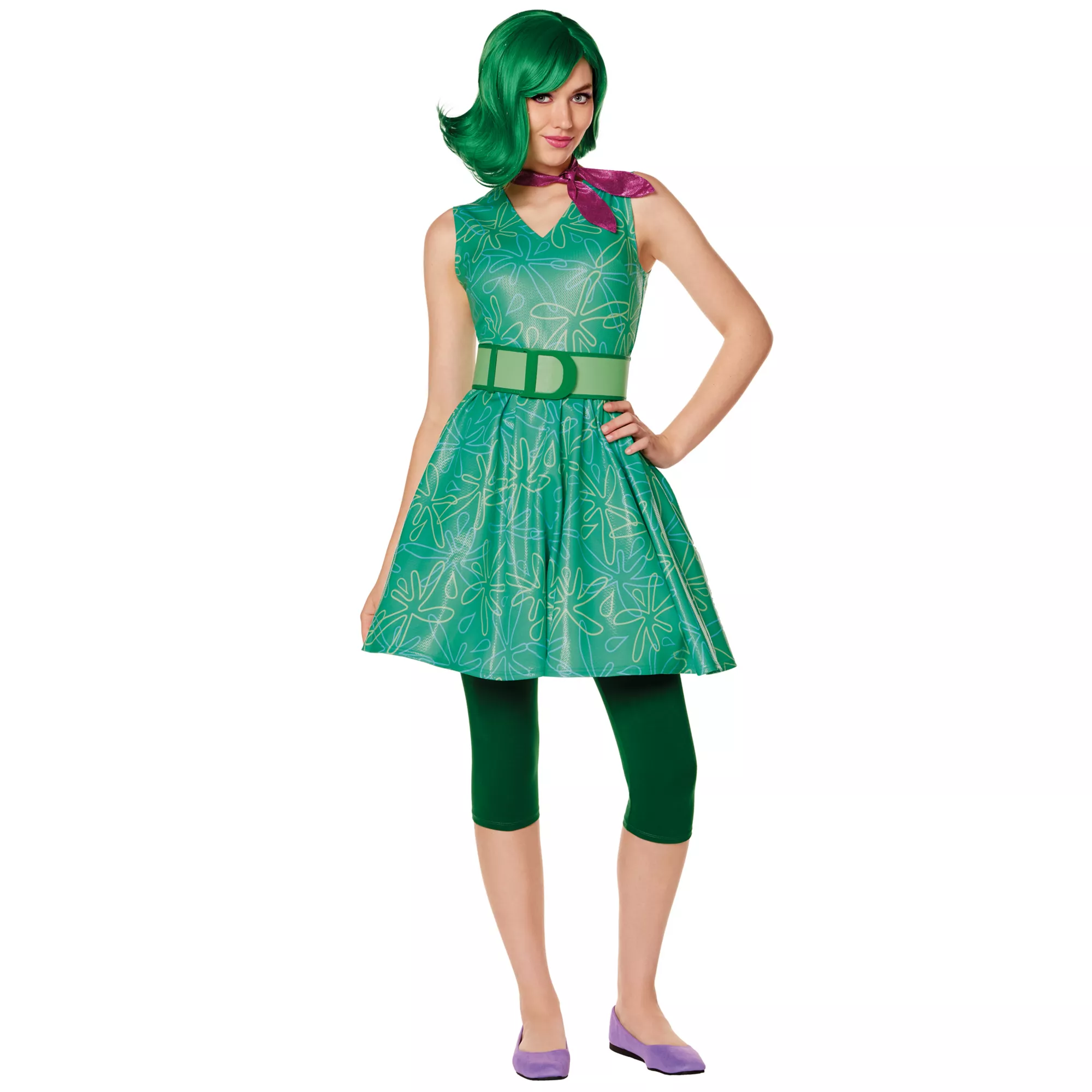 Adult Disgust Costume - Inside Out 2 at Spencer's