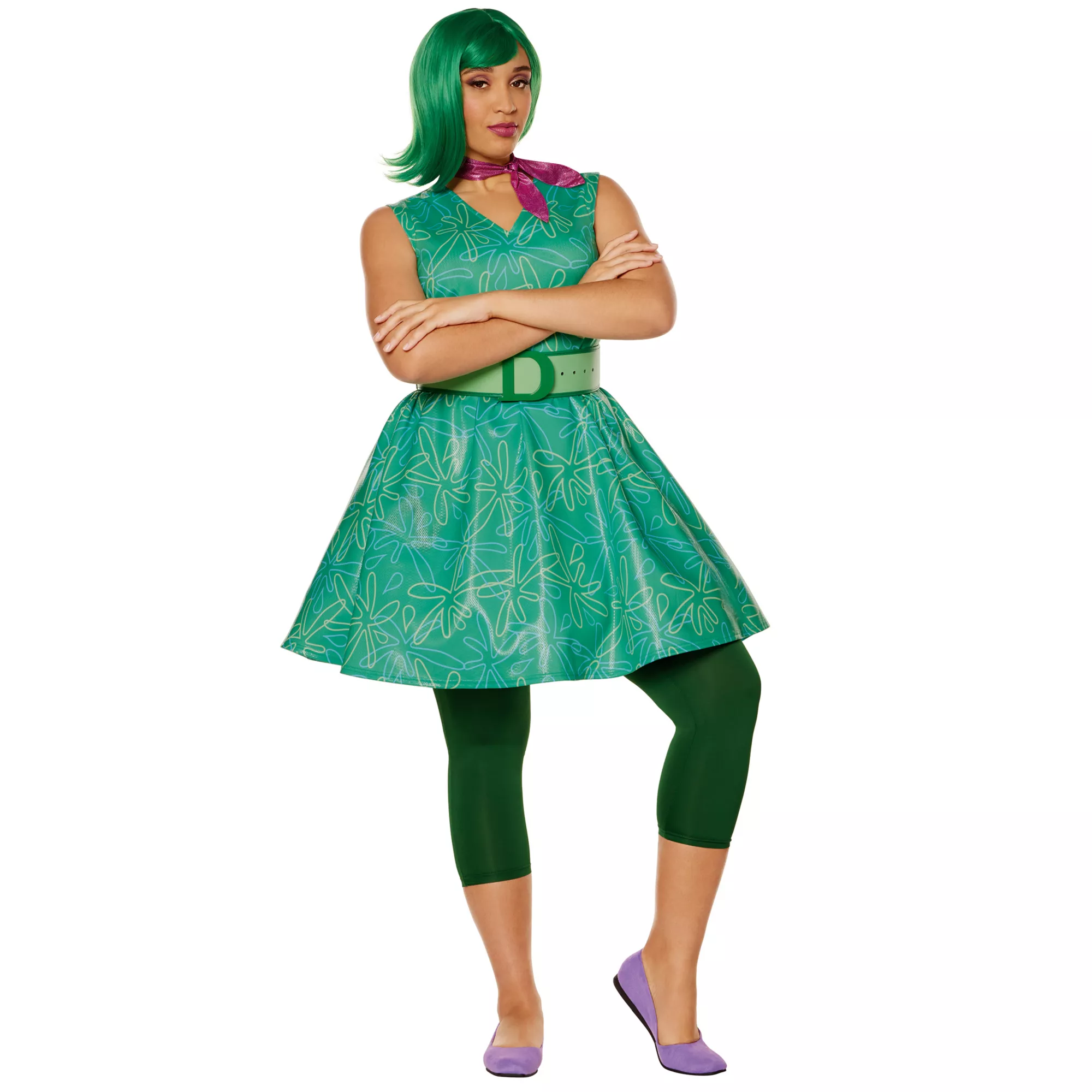 Adult Disgust Costume - Inside Out 2 at Spencer's