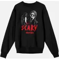 Ghost Face Scary Crewneck Sweatshirt at Spencer's