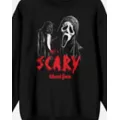 Ghost Face Scary Crewneck Sweatshirt at Spencer's