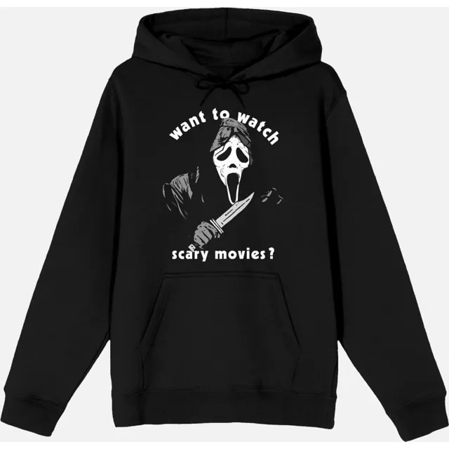 Want to Watch Scary Movies Hoodie - Ghost Face ® - Spencer's