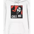 Ghost Face Call Me Hoodie at Spencer's