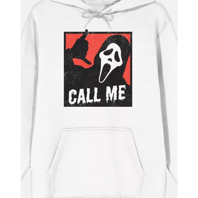 Ghost Face Call Me Hoodie at Spencer's