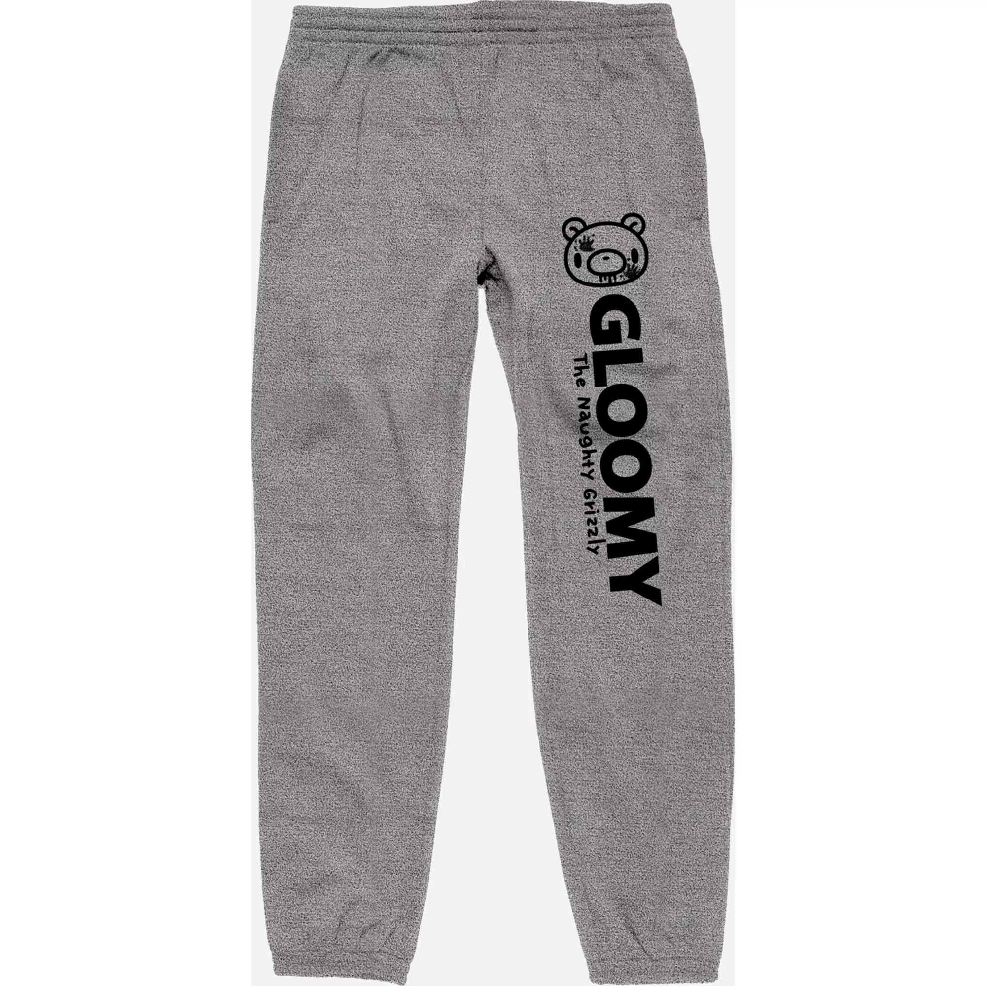 Gloomy Bear Logo Jogger Pants Gray